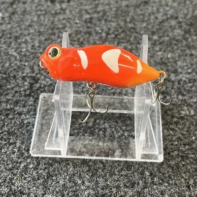 Raro Lucky Craft Keroll Popper naranja y blanco Foto 1 de 4