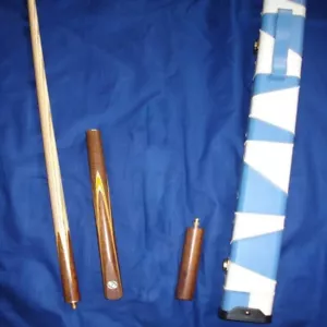 57 Inch Handmade 3/4 Multi-Handspliced Rosewood Butt, Ash Shaft Snooker Cue Set - Picture 1 of 2