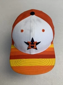 Houston Astros Baseball Hat Cap Youth Adjustable New Era 9Fifty Striped - Picture 1 of 9