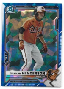 Gunnar Henderson - 2021 Bowman Chrome Draft Sapphire Edition #BDC-175 - Orioles - Picture 1 of 2
