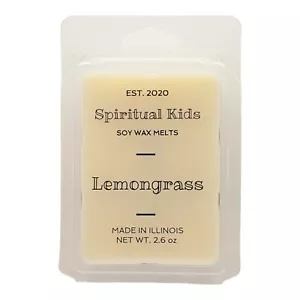 Lemongrass Soy Wax Melts 2.6oz 6ct Hand Poured Essential Oil | Citrus Scented - Picture 1 of 2