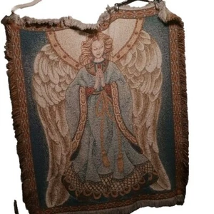 55w X 53L Angel Wall Tapestry/ Throw Blanket A10 - Picture 1 of 11