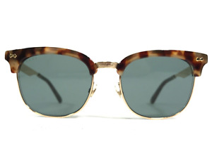Gucci Sunglasses GG 2273/S RJQ5L Gold Tortoise Square Frames with Blue Lenses