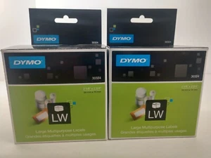 2NEW DYMO 30324 Large Multipurpose Labels 2 1/8" X 2 3/4" EACH BOX 320 Labels - Picture 1 of 6