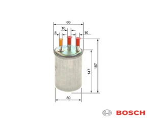 Bosch Fuel Filter Fits Hyundai Terracan 2.9 CRDi Diesel 03-06 0450906508 N6508 - Picture 1 of 7