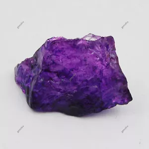 Natural Tanzanite Rough 124.35Ct Purple Raw Uncut CERTIFIED Earth Mined Gemstone - Picture 1 of 14