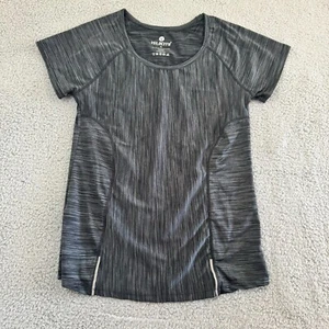 Camicia top donna Velocity grigio girocollo manica corta abbigliamento attivo / taglia XL - Foto 1 di 5