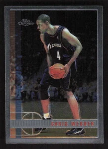 1997 Topps Chrome  #185 Chris Webber  Washington Wizards - Picture 1 of 2