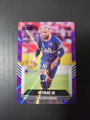 2021-22 Score Neymar Jr Purple Lasers /15 - Image 1 of 3
