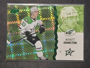 23-24 UD Ice Wyatt Johnston Green Variant 🌈🌈🌈 Dallas Stars - Bild 1 von 2