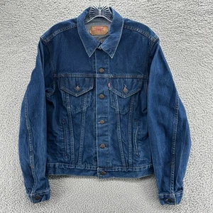 Giacca Vintage Levis Uomo 42 Large L 71506 0216 Tipo 3 Trucker Denim Jacket USA - Foto 1 di 12