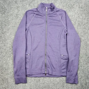 Ibex Jacket Womens Large Merino Wool Full Zip Made in New Zealand USA Outdoors - Picture 1 of 8
