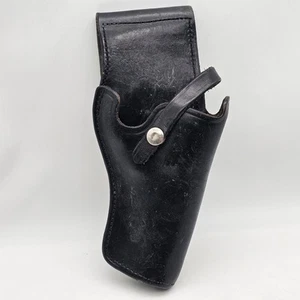 Funda DERECHA .38 / .357 REVÓLVER BO7-44Y cuero negro paseo bajo - Imagen 1 de 8