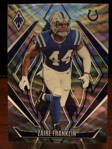 Zaire Franklin Wave Parallel-2024 Panini Phoenix #149 Indianapolis Colts NFL - Picture 1 of 2