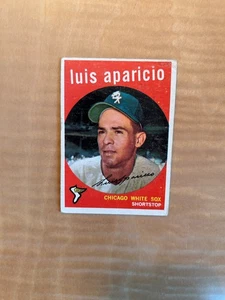 1959 TOPPS BASEBALL #310 LUIS APARICIO!! (WRINKLE) $1 SHIPPING!! - Picture 1 of 2