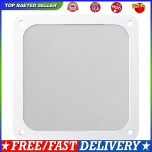 Magnetischer Staubfilter Computergehäuse Lüfter Staubdicht Netz Abdeckung Schutz (12 cm) (weiß) - Bild 1 von 10