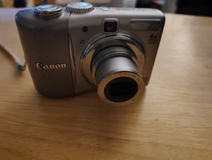 Canon PowerShot A1100 IS 12.1MP Digital Camera - Silver - Picture 1 of 9