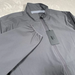 Linksoul Elements Medium Gray Full Zip Lightweight Jacket Windbreaker Golf - Bild 1 von 6