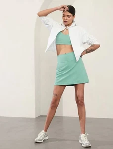 ATHLETA Salutation Stash High Rise 16 1/2" Skort l Lagoon #837435122 - Sz XL - Picture 1 of 10