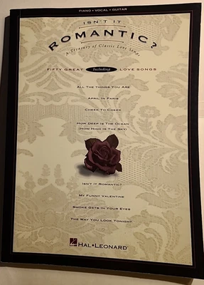 Isn't It Romantic? Treasury of Classic Love Songs trpbk(1995) Piano|Vocal|Guitar - Image 1 of 4