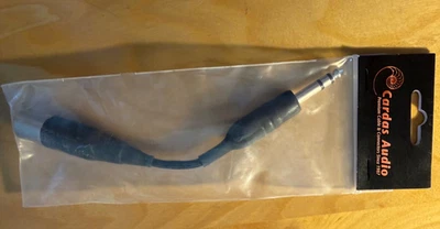 CARDAS HPC ADAPTER 15CM, 4-PIN MXLR/6.3MM JACK - Image 1 of 2