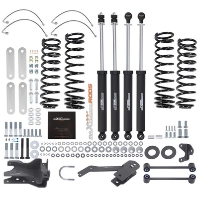Kit de elevación de suspensión de 4" con líneas de freno para Jeep Wrangler JK Unlimited 2007-2018 Foto 1 de 4