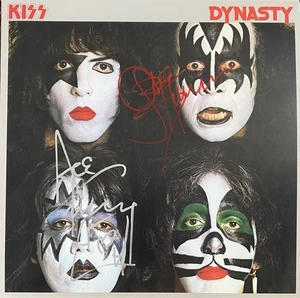 VINILO GENE SIMMONS AS FREHLEY AUTOGRAFIADO FIRMADO DINASTÍA BESO - Imagen 1 de 2