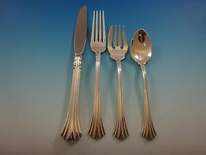 Eighteenth Century Reed and Barton Sterling Silver Flatware Set 12 Service 68 Pc