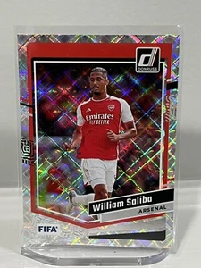 William Saliba 2023-24 Panini Donruss FIFA Diamond Parallel #73 Arsenal - Bild 1 von 2