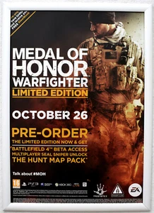 Medal of Honor Warfighter RARE PS3 XBOX 360 42cm x 59cm Promotional Poster #1 - Picture 1 of 1