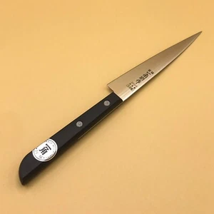 Stainless Petty Precision Kitchen Knife 4.7" 120mm Double-Bevel-9:1 Seki Shimizu - Picture 1 of 24