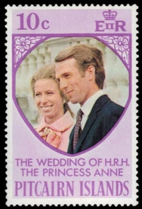 PITCAIRN ISLAND 135 (SG131) - Princess Anne Royal Wedding (pa81593) - Picture 1 of 1