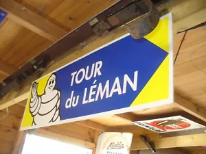 michelin sign,not enamel sign,rare double sided cycling tour WORLDWIDE SHIPPING - Picture 1 of 10