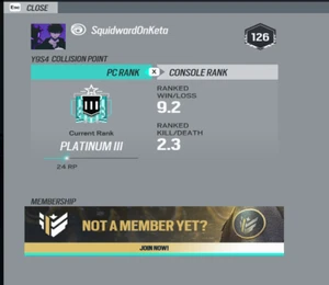 rainbow six siege account R4c Blackice High stat account Ranked ready - Bild 1 von 15