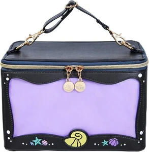 Disney Villain Little Mermaid Ursula Makeup Cosmetic Pouch Case Bag w/ Mirror - Picture 1 of 7