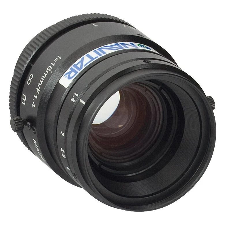 MVL16M1 - 16 мм EFL, f/1.4, для камер формата 1 дюйм C-Mount, с замком - Изображение 1 из 1