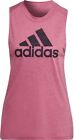 New Adidas Workout Vest Tank Top - Ladies Womens Gym Training Fitness - Pink