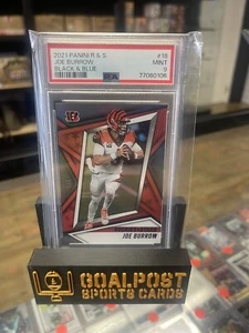 Joe Burrow 2021 Rookies & Stars Black And Blue SSSP /5 PSA 9 - Picture 1 of 1