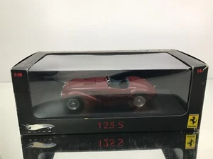 HOTWHEELS ELITE L2977 FERRARI 125S SPIDER 1947 -DARK RED 1:18- GOOD IN BOX - Imagen 1 de 7