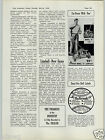 1938 Paper Ad Evenrude New Model S D Lawnboy Power Lawn Mower $110.00