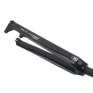 Carbon Road Bike Fork 1-1/8"(28.6mm) Bicycle Forks V/Disc Brake 700C for Cycling - Picture 1 of 8