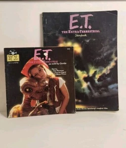 VINTAGE 1982 E.T. The Extraterrestrial Read-Along Storybook Record 33 1/3 RPM - Picture 1 of 12