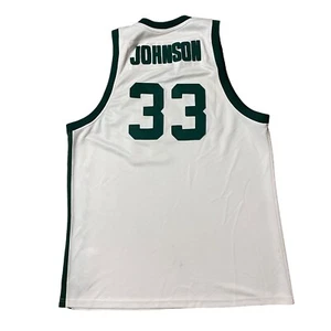 Earvin Magic Johnson #33 Michigan State 1976-79 Signature Series Jersey SZ 60 - Picture 1 of 11