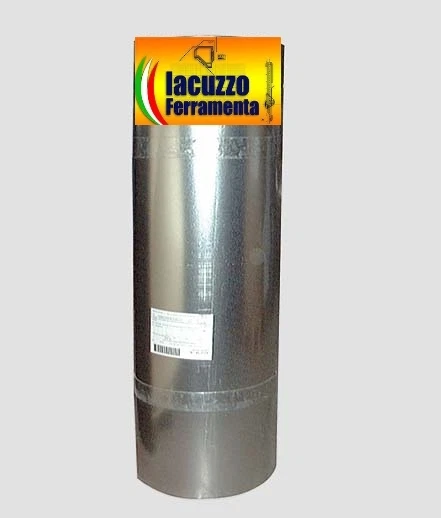 ARCELOR LAMIERA ZINCATA LISCIA PIANA A FOGLIO 200X100 CM 2x1 MT SPESS. 0,25 mm