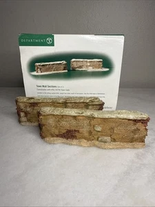 Dept 56 Town Wall Sections Little Town Of Bethlehem Set 2 Fence Gate 56 59908 - Picture 1 of 7