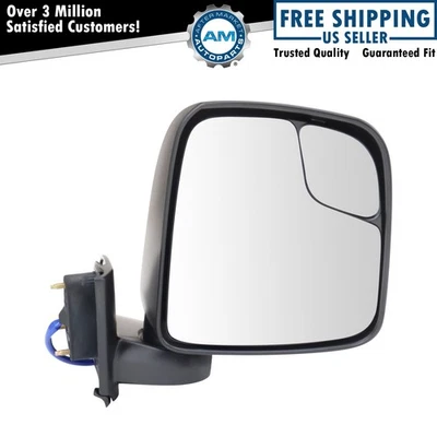 镜面电源加热纹理黑色凸插入乘客侧适用于NV200 — 第 1/4 张图片