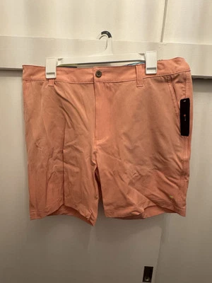 Pantalones Cortos de Golf Margaritaville Para Hombres 34 Coral Absorbe Humedad Rendimiento 7" UPF Nuevos con Etiquetas Foto 1 de 4
