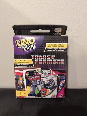 Juego de Cartas Edición UNO Flip Transformers - Juegos Mattel Foto 1 de 2