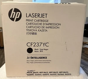 HP CF237YC Black Toner Cartridge Genuine OEM LaserJet M607 M608 M609 + - Picture 1 of 7