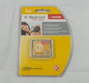 Imation 4GB High Speed CompactFlash Memory Card (51122-21774) - Picture 1 of 2